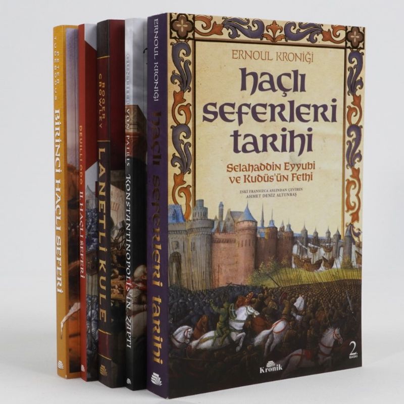Haçlı Tarihi Seti (5 Kitap) kitap kapağı