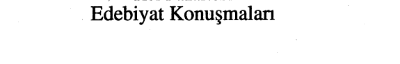 "Her Pazartesi" edebiyat konuşmaları kitap kapağı