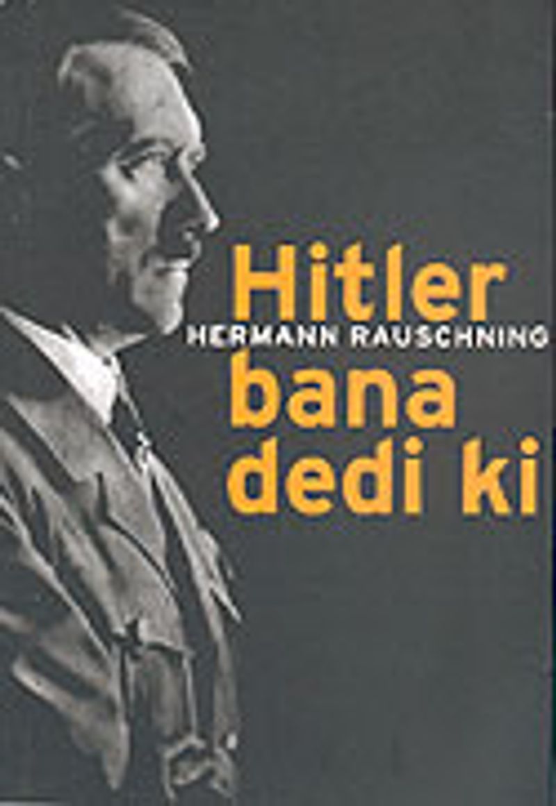 Hitler Bana Dedi Ki kitap kapağı