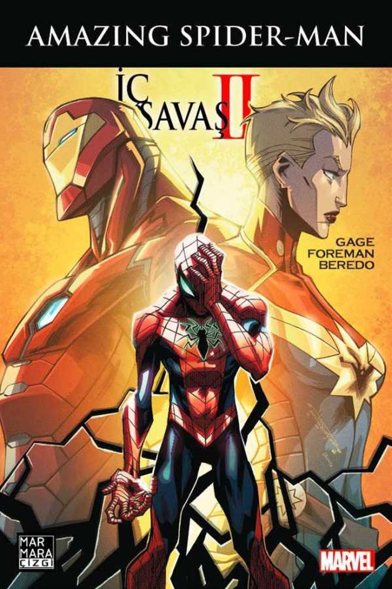 İç Savaş 2 Amazing Spider-Man X-Men kitap kapağı