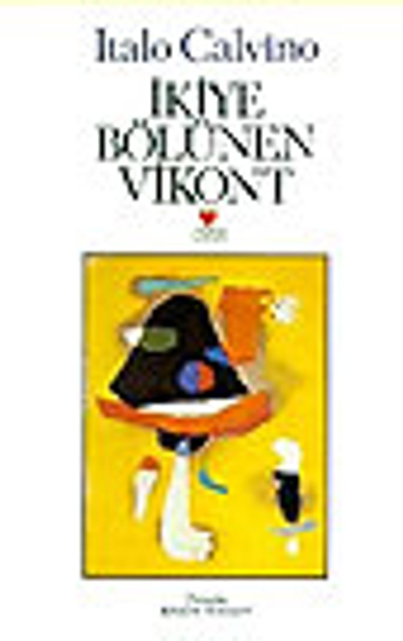 İkiye Bölünen Vikont kitap kapağı