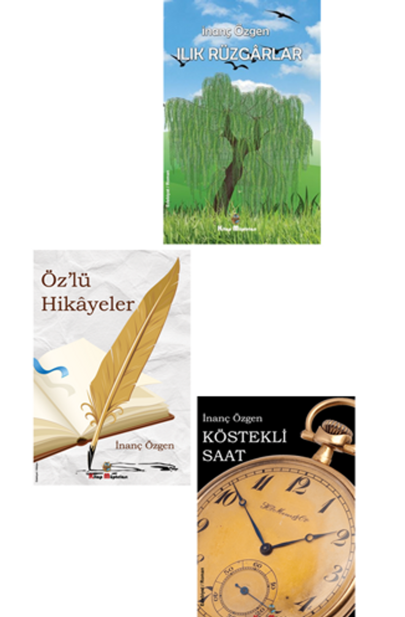 İnanç Özgen Kitapları - Roman Hikaye Kitap Seti (3 Kitap) kitap kapağı