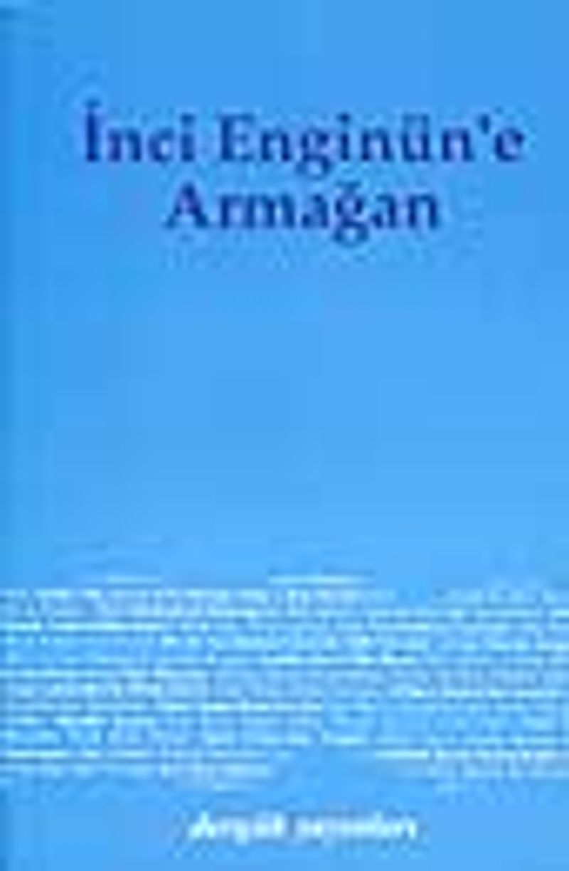 İnci Enginün'e Armağan kitap kapağı