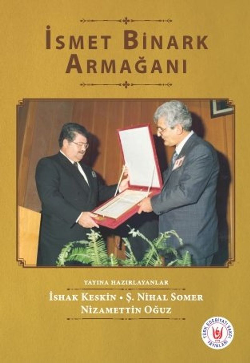 İsmet Binark Armağanı kitap kapağı