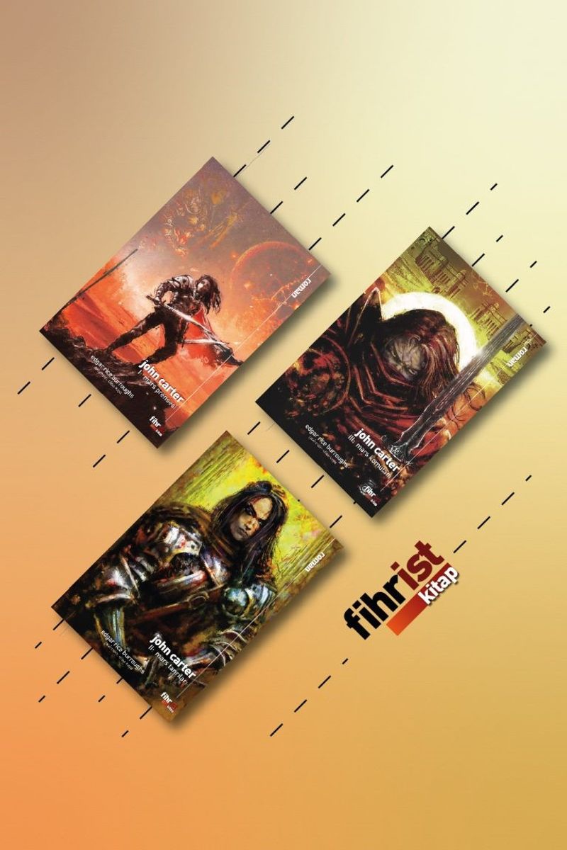 John Carter Dünyasına Giriş Seti (3 Kitap) kitap kapağı