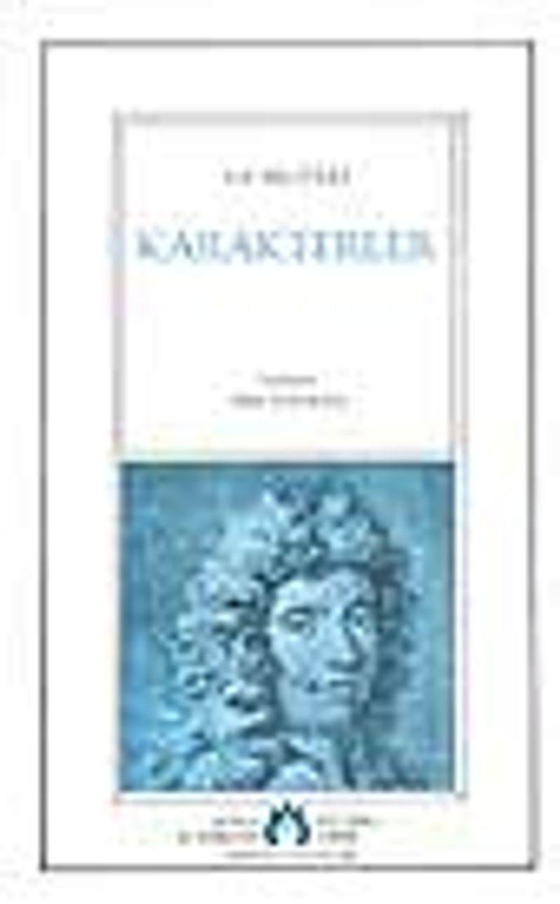 Karakterler kitap kapağı