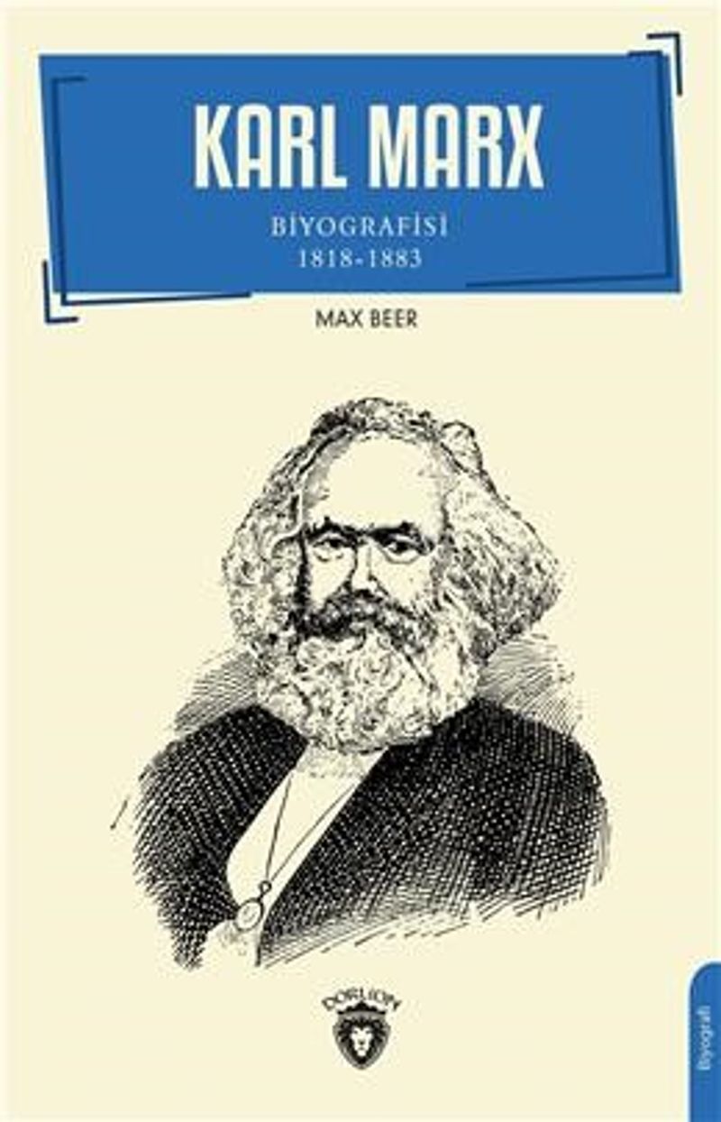 Karl Marx Biyografisi 1818-1883 Biyografi kitap kapağı