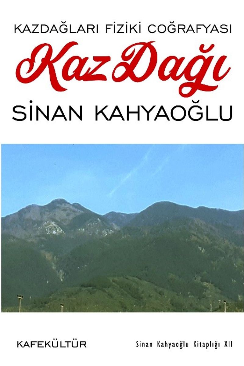 Kazdağları Fiziki Coğrafyası Kaz Dağı kitap kapağı