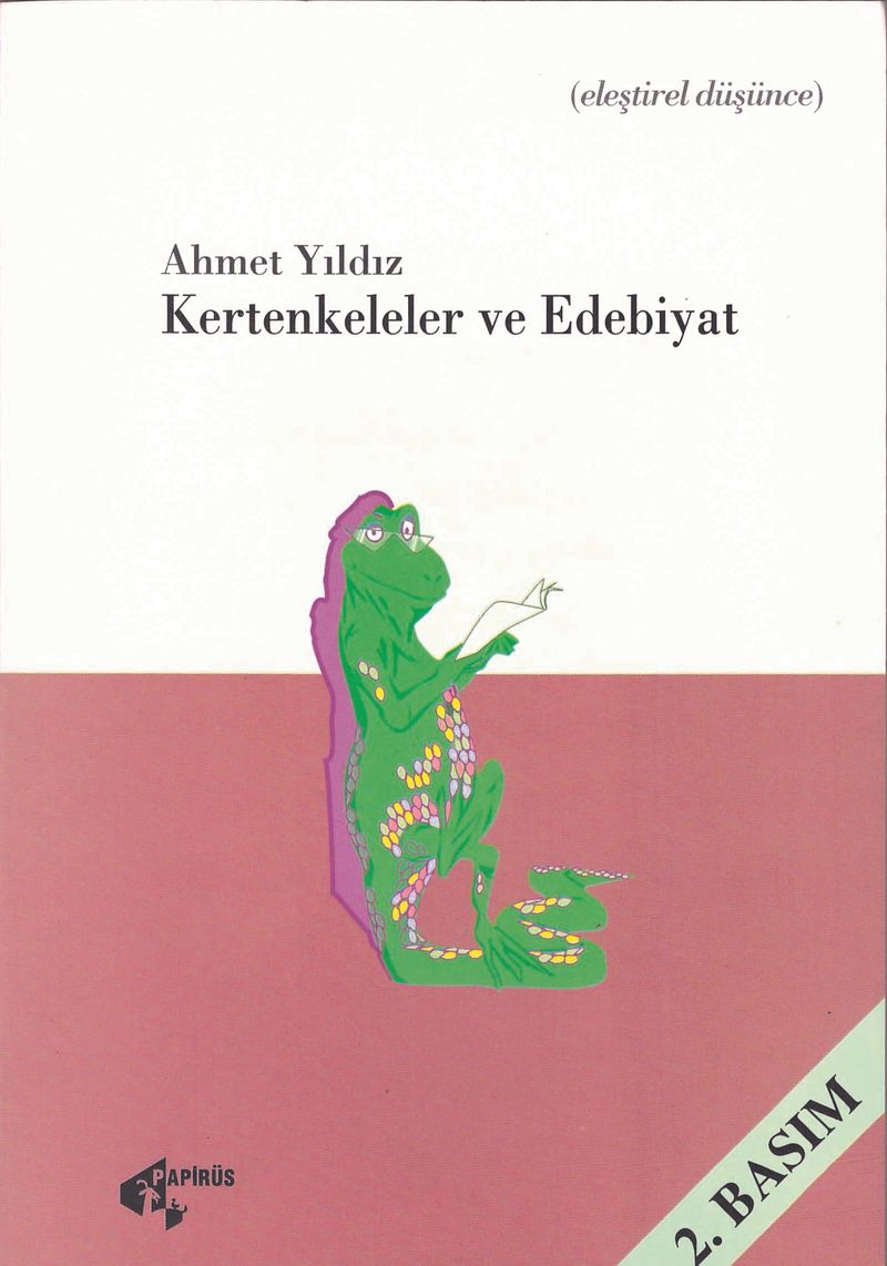 Kertenkeleler ve Edebiyat kitap kapağı