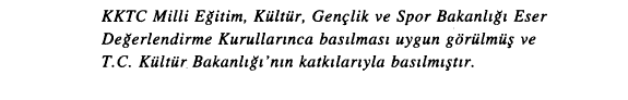 Kıbrıs'ta Türkçe basılmış kitaplar listesi, 1878-1997 kitap kapağı