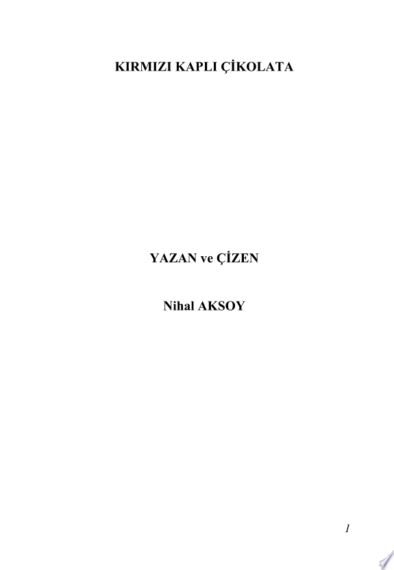 Kırmızı Kaplı Çikolata kitap kapağı