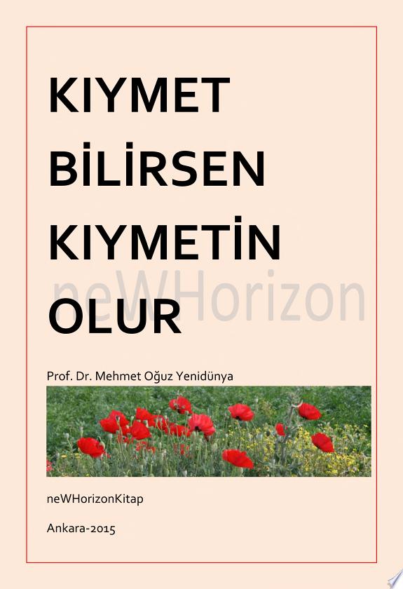 Kıymet Bilirsen Kıymetin Olur kitap kapağı