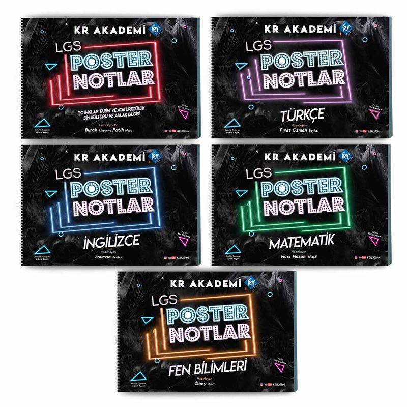 LGS Poster Notlar Seti kitap kapağı