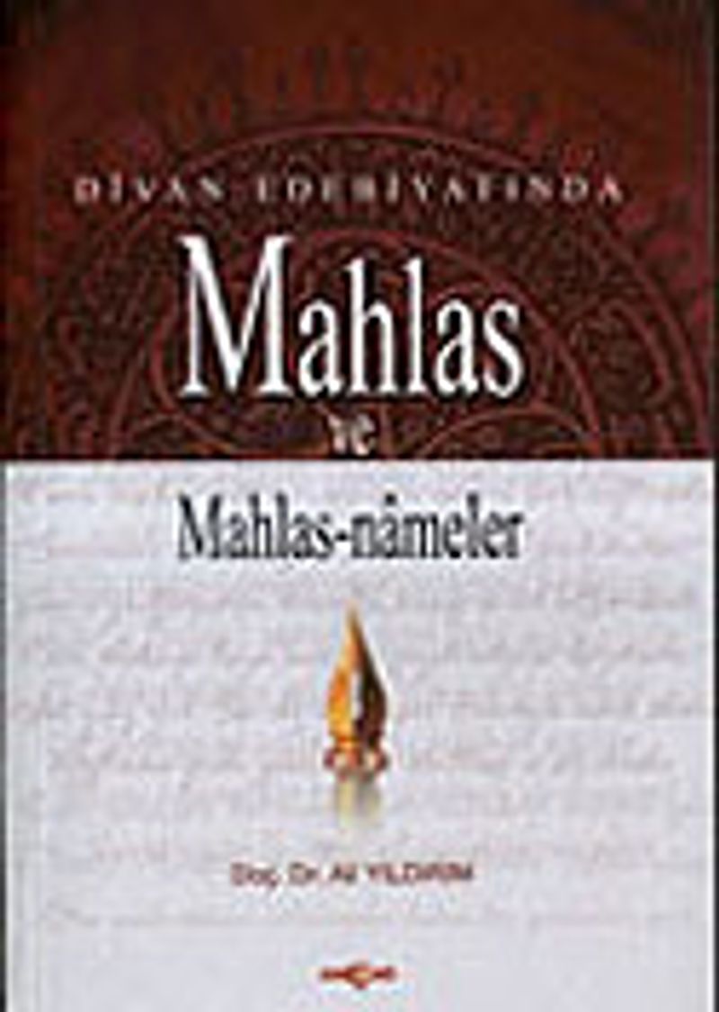 Mahlas ve Mahlas Nameler Divan Edebiyatında kitap kapağı