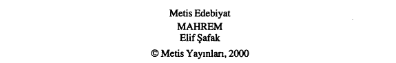 Mahrem kitap kapağı