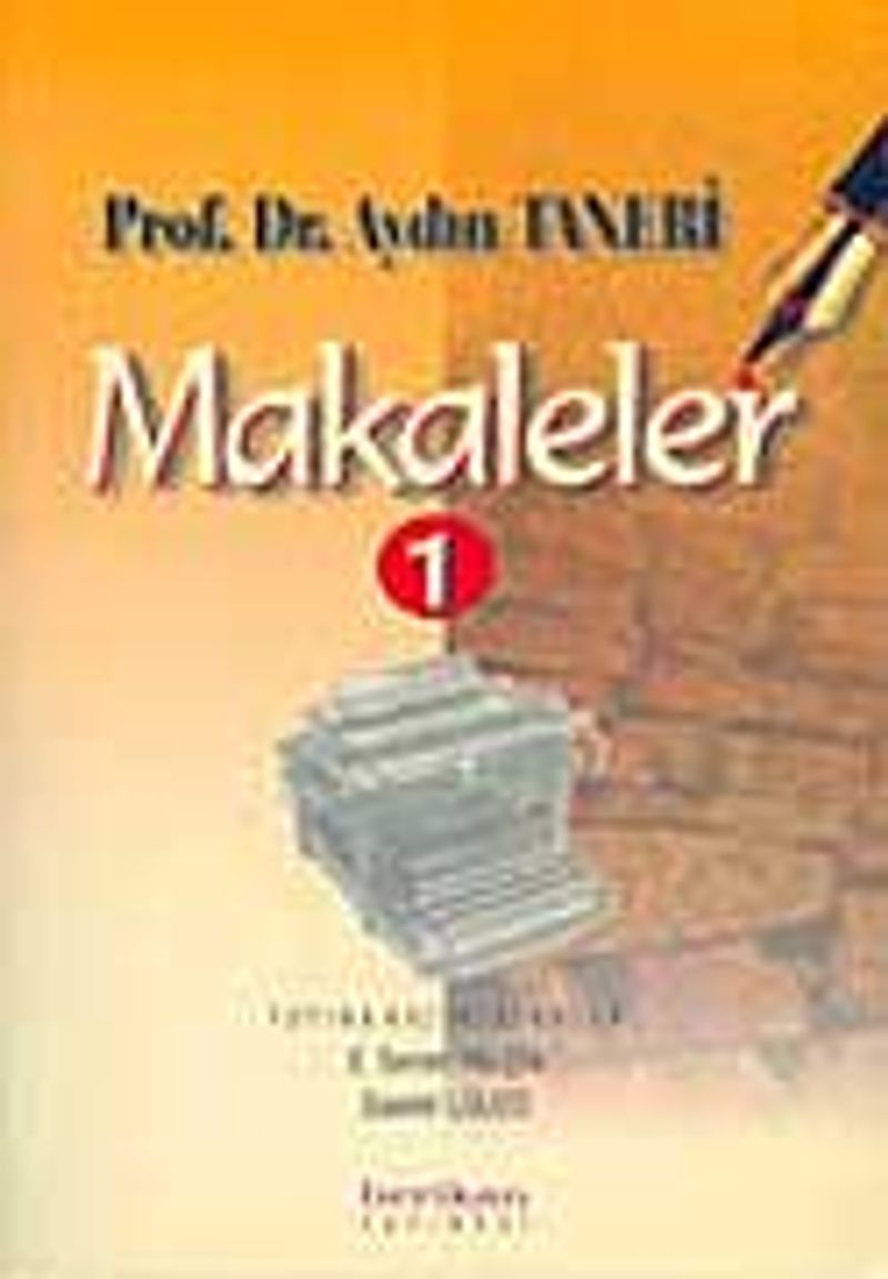 Makaleler Cilt 1 / Prof. Dr. Aydın Taneri kitap kapağı