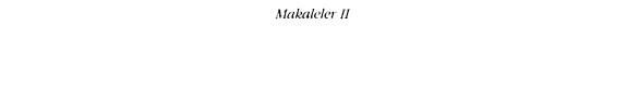 Makaleler II kitap kapağı