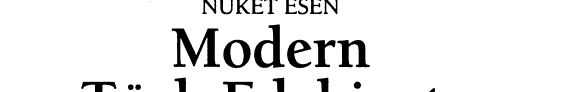 Modern Türk edebiyatı üzerine okumalar kitap kapağı