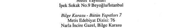 Narla incire gazel kitap kapağı