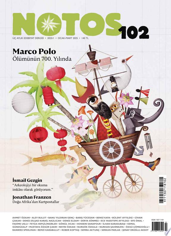 Notos Öykü 102 - Marco Polo: Ölümünün 700. Yılında kitap kapağı
