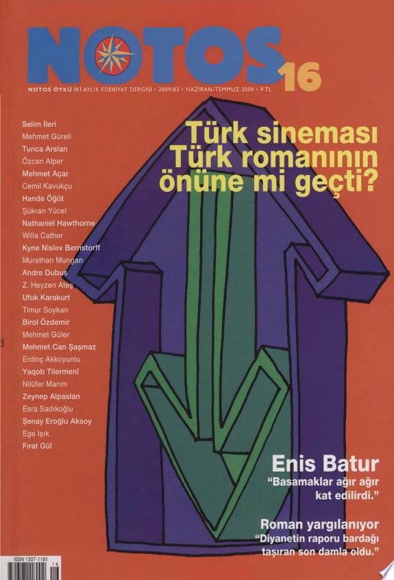 Notos Öykü 16 - Türk Sineması Türk Romanının Önüne mi Geçti? kitap kapağı
