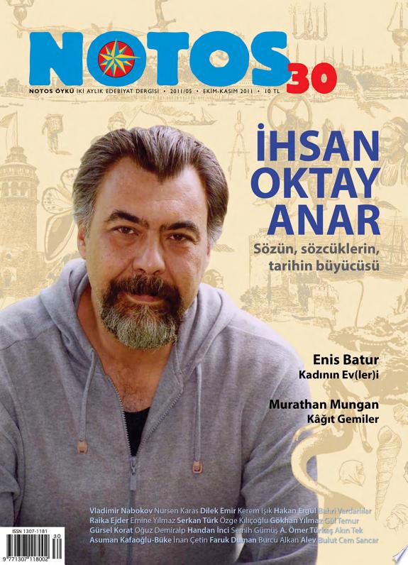 Notos Öykü 30 - İhsan Oktay Anar kitap kapağı