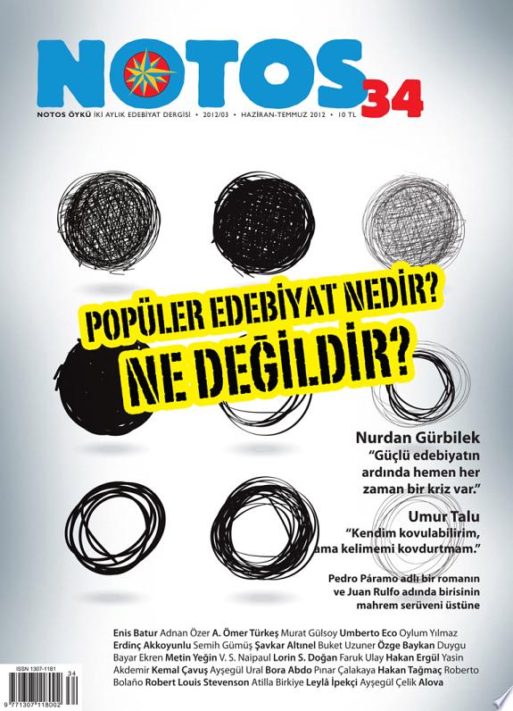 Notos Öykü 34 - Popüler Edebiyat Nedir, Ne Değildir? kitap kapağı
