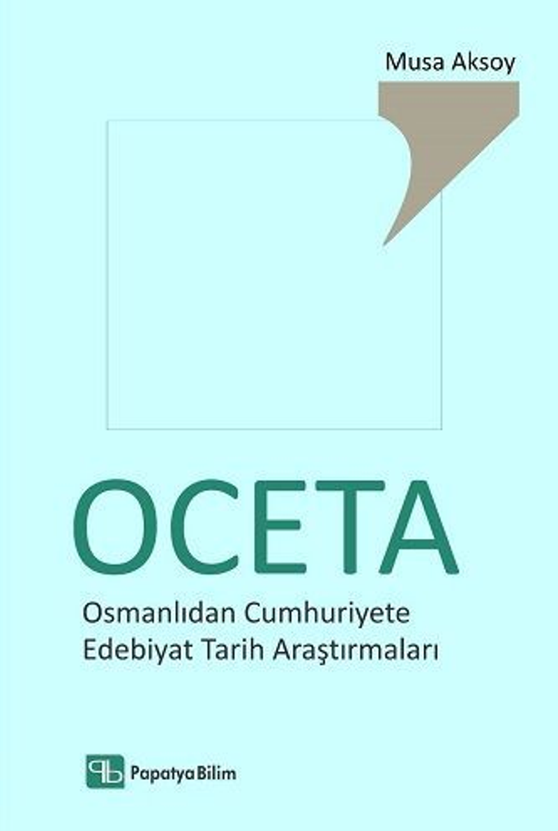 OCETA: Osmanlıdan Cumhuriyete Edebiyat Tarih Araştırmaları kitap kapağı