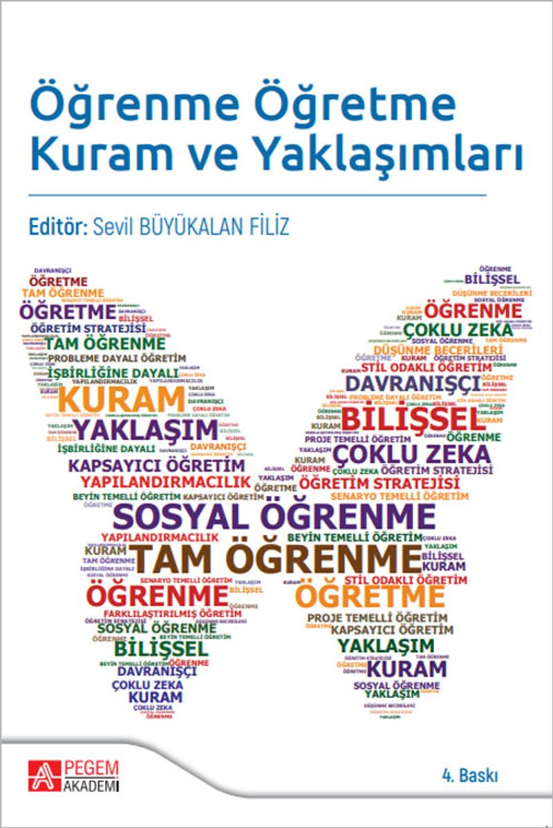 Öğrenme Öğretme Kuram ve Yaklaşımları / Sevil Büyükalan Filiz kitap kapağı