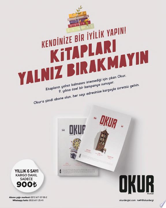 Okur Dergisi Sayı: 42 / Mart-Nisan 2025 kitap kapağı