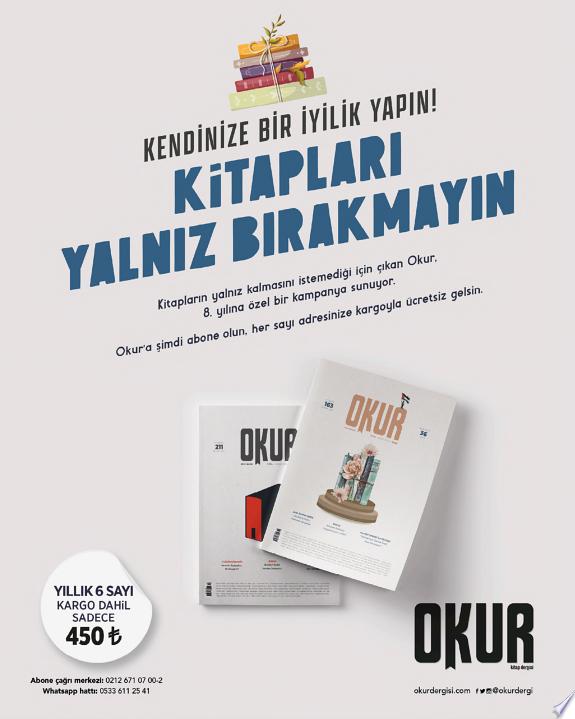 Okur Dergisi Sayı:36 / Mart-Nisan 2024 kitap kapağı