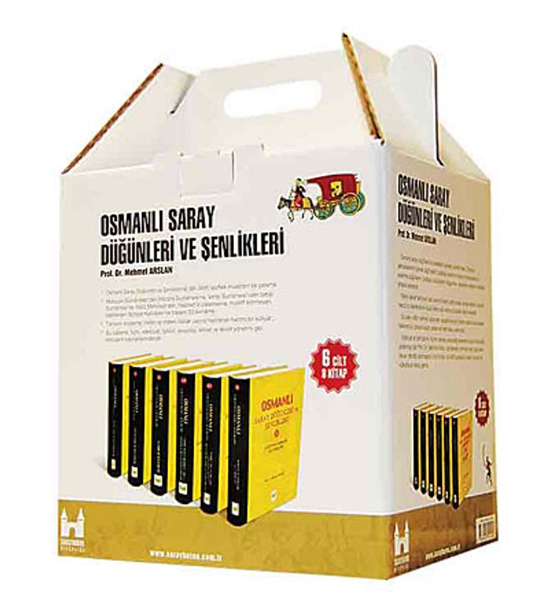 Osmanlı Saray Düğünleri ve Şenlikleri (6 Cilt 8 Kitap) kitap kapağı