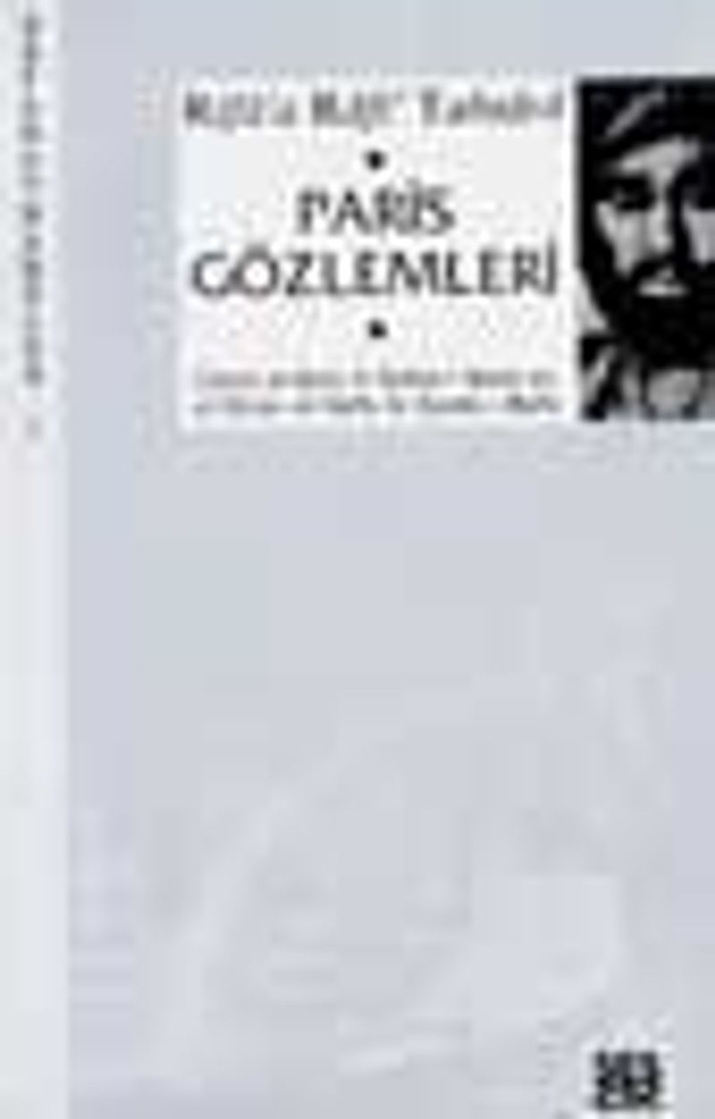 Paris Gözlemleri kitap kapağı