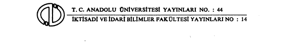 Planlama-kontrol sistemlerinin davranışsal boyutları kitap kapağı