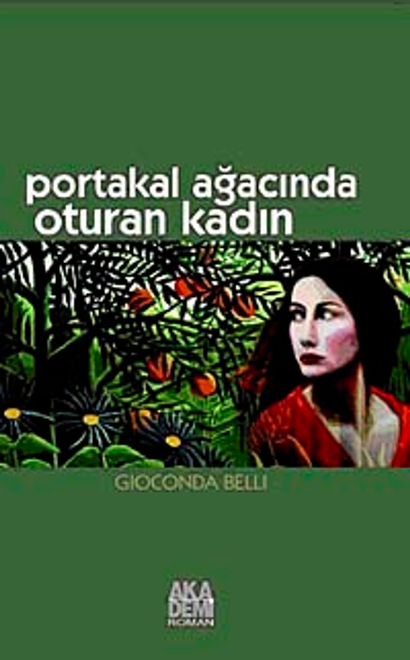 Portakal Ağacında Oturan Kadın kitap kapağı