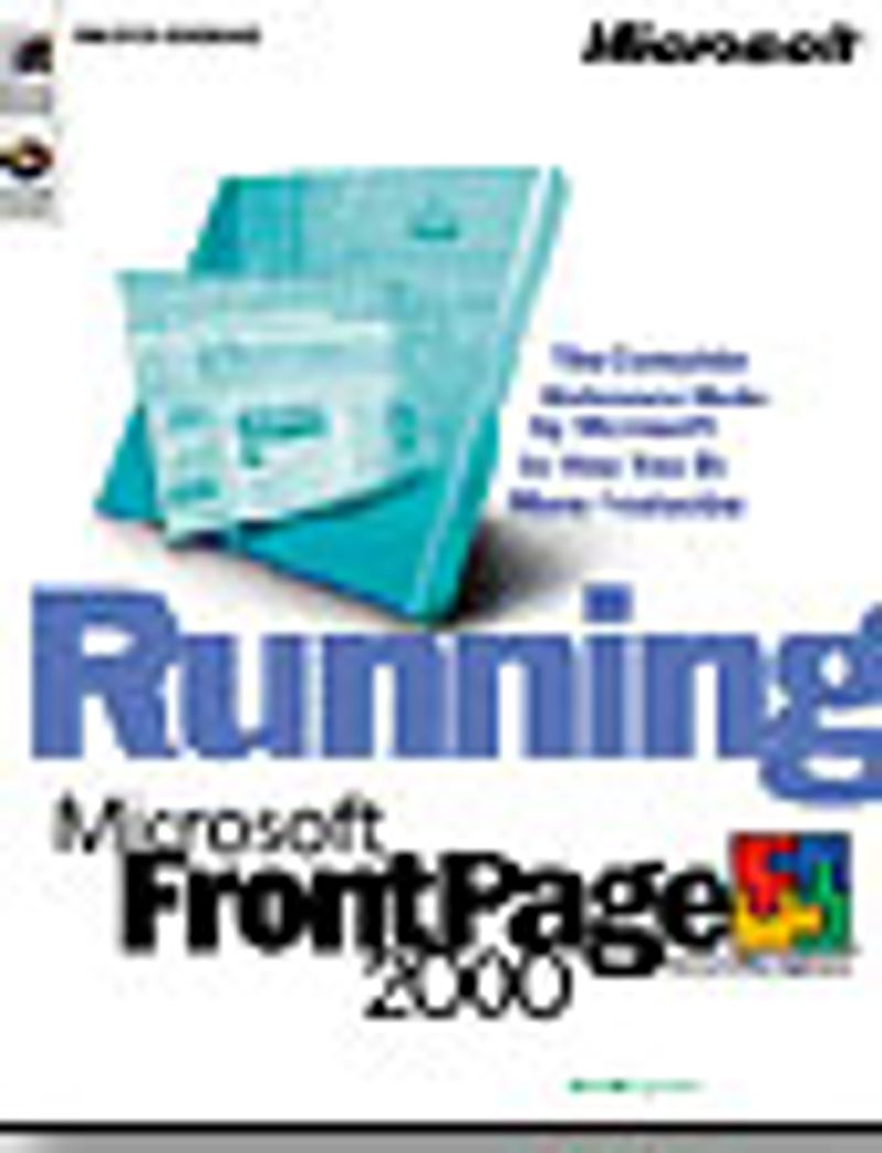 Runing Microsoft FrontPage 2000 kitap kapağı