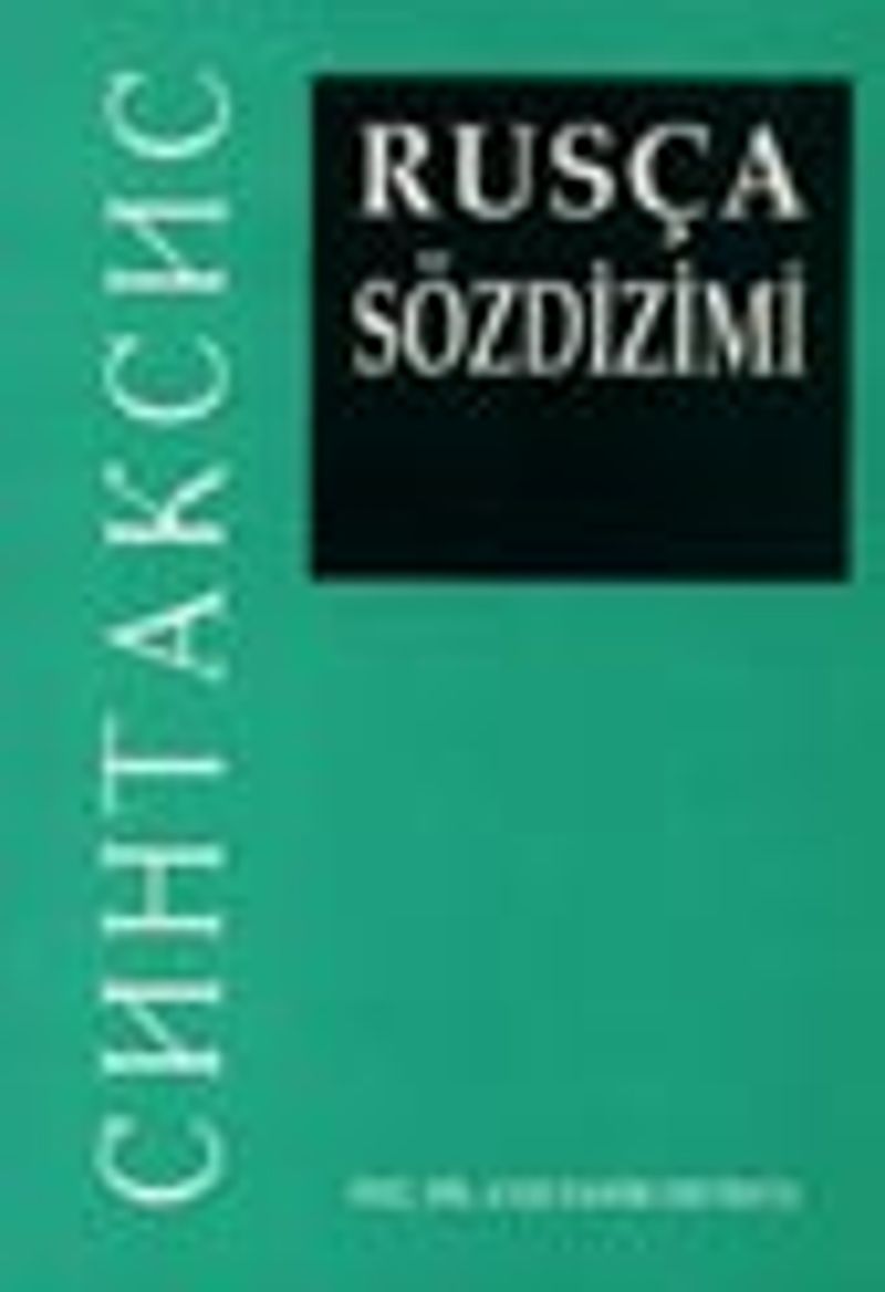 Rusça Sözdizimi kitap kapağı