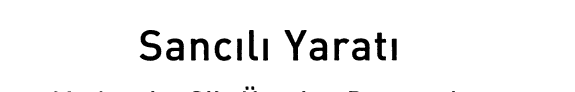 Sancılı yaratı kitap kapağı