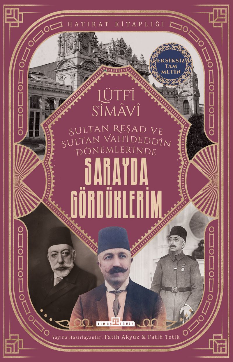 Sarayda Gördüklerim kitap kapağı