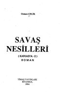 Savaş nesilleri kitap kapağı