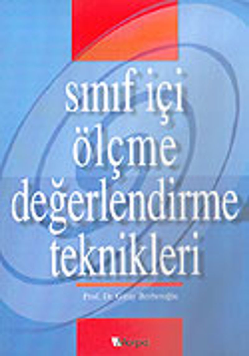 Sınıf İçi Ölçme Değerlendirme Teknikleri kitap kapağı