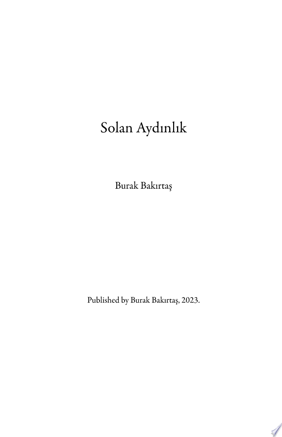 Solan Aydınlık kitap kapağı