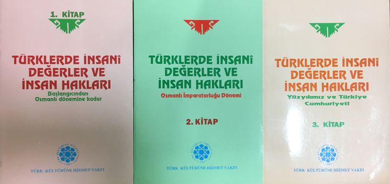 Tarih Boyunca Türklerde İnsan Hakları (3 Kitap) kitap kapağı