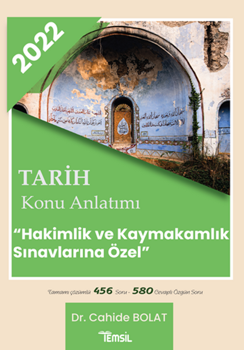 Tarih Konu Anlatımı ‘Hakimlik Ve Kaymakamlık Sınavlarına Özel kitap kapağı