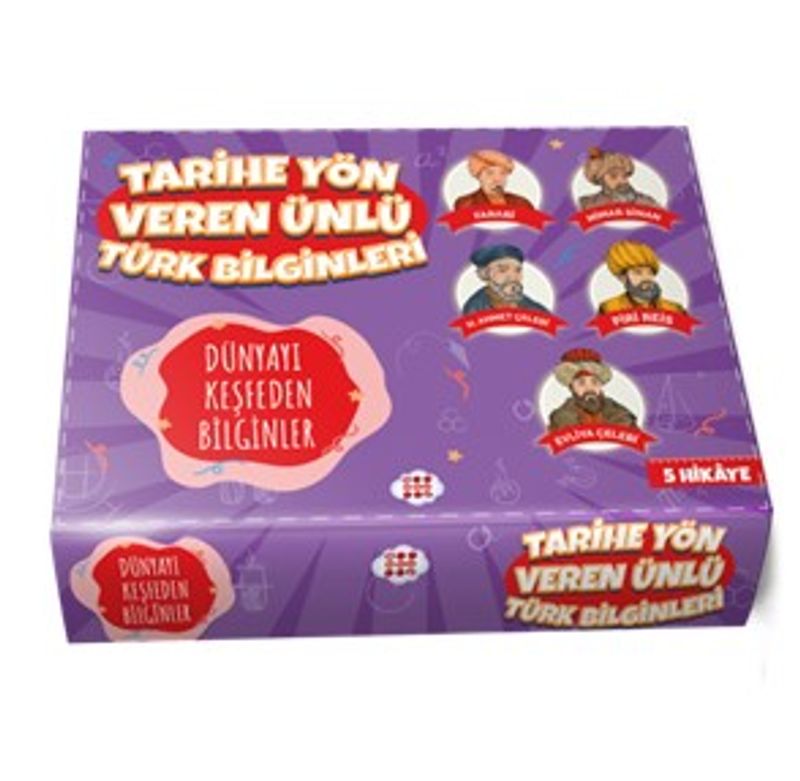 Tarihe Yön Veren Ünlü Türk Bilginleri - Dünyayi Keşfeden Bilginler kitap kapağı