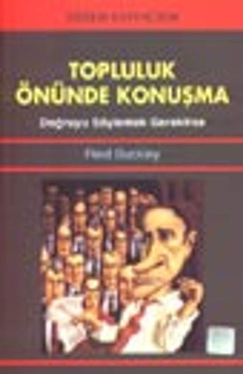 Topluluk Önünde Konuşma kitap kapağı