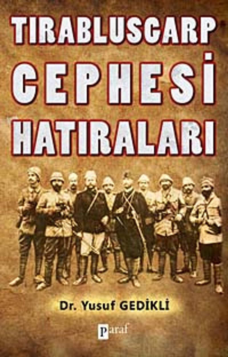 Trablusgarp Cephesi Hatıraları kitap kapağı
