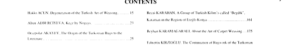 Türk Soylu Halkların Halı, Kilim Cicim Sanatı Uluslararası Bilgi Şöleni bildirileri kitap kapağı