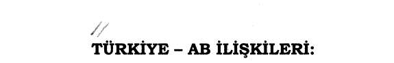 Türkiye-AB ilişkileri kitap kapağı