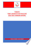 Türkiye Tıbbi Laboratuvar İhaleleri 2010-2021 Dönemi Raporu kitap kapağı